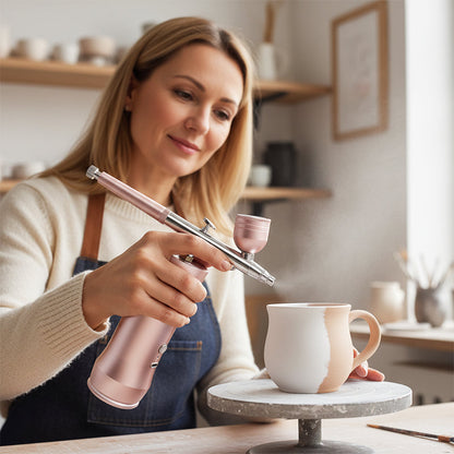 ⏰Bezdrôtová sada pre airbrush s kompresorom