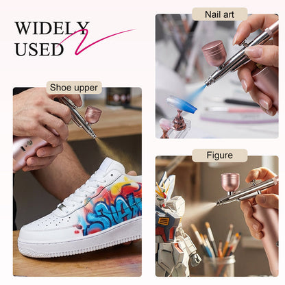 ⏰Bezdrôtová sada pre airbrush s kompresorom