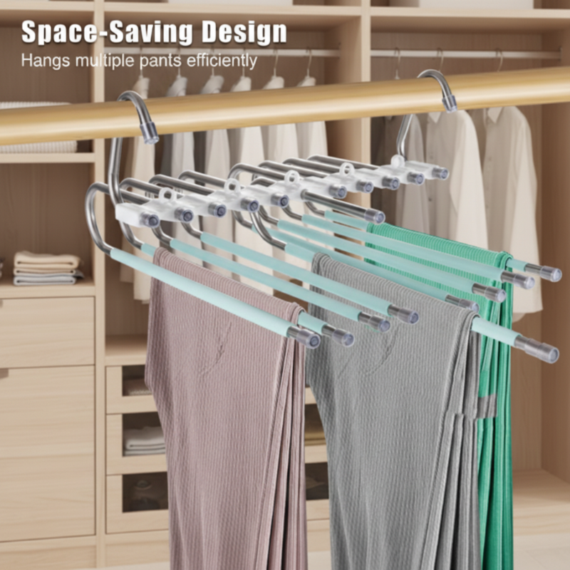 5 v 1 priestorovo úsporný vešiak na nohavice