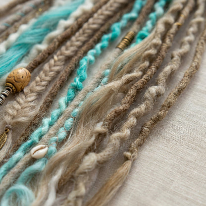 Rýchlo sa opotrebujúci festivalový účes s dredmi a konským chvostom