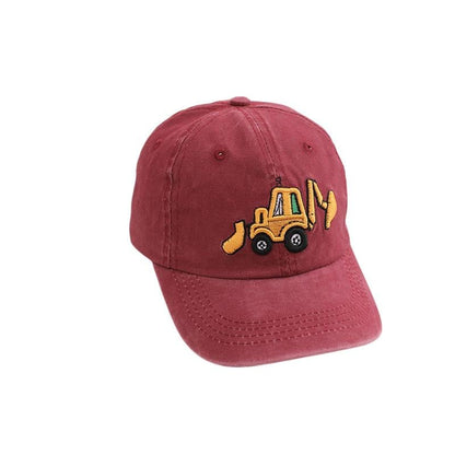 🚜Šiltovka pre batoľatá s motívom bagru