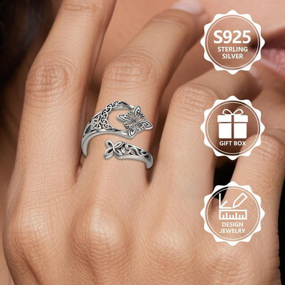S925 strieborný prsteň s keltským uzlom