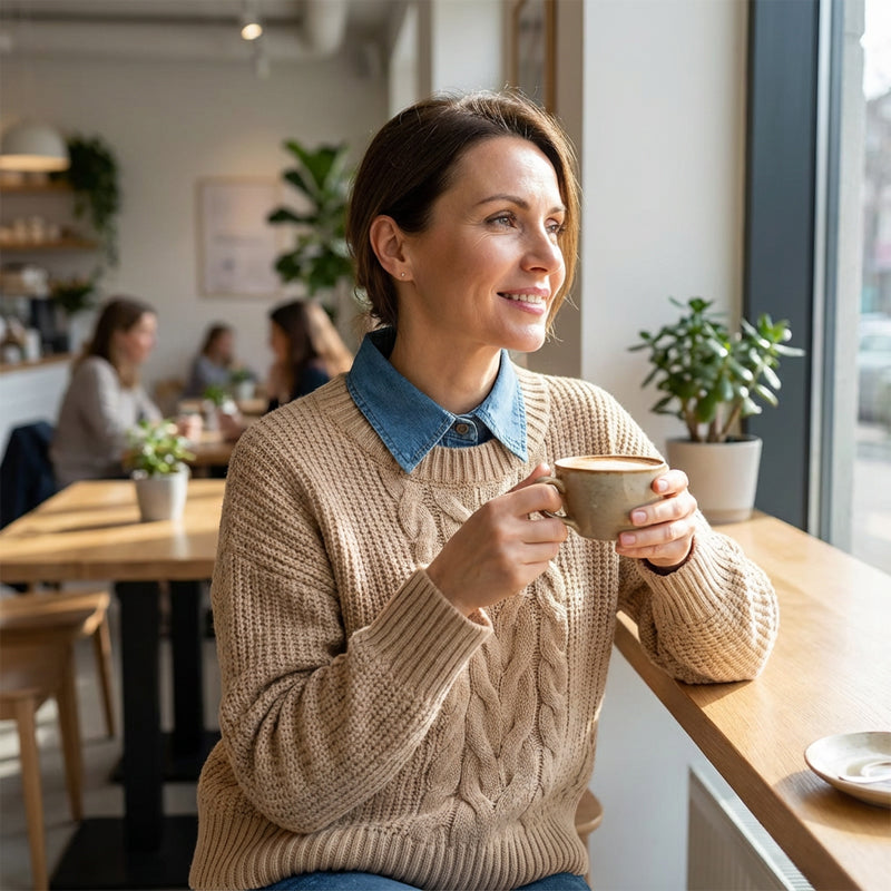 Odnímateľný džínsový golier pre ženy