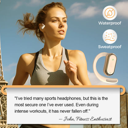 Bezdrôtové slúchadlá s kostnou vodivosťou pre šport