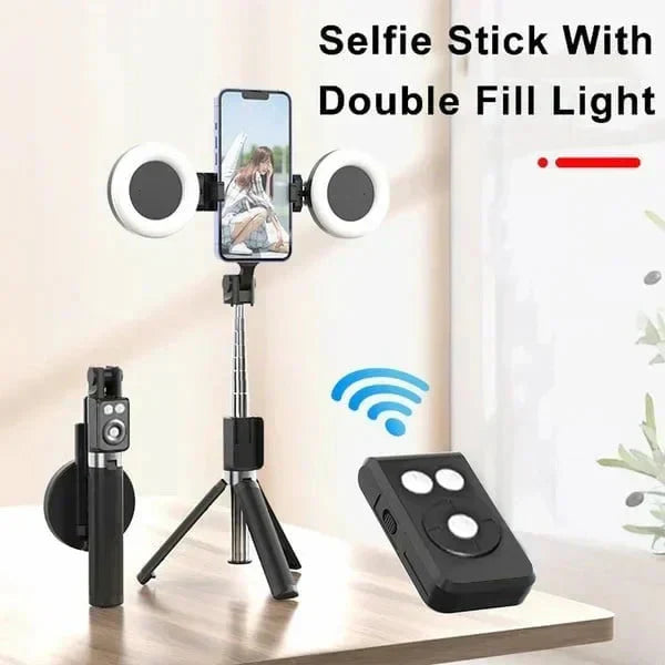 🔥Horký predaj ZĽAVA 50 %🎁Nový vylepšený multifunkčný selfie stick a statív s odnímateľným telefónom