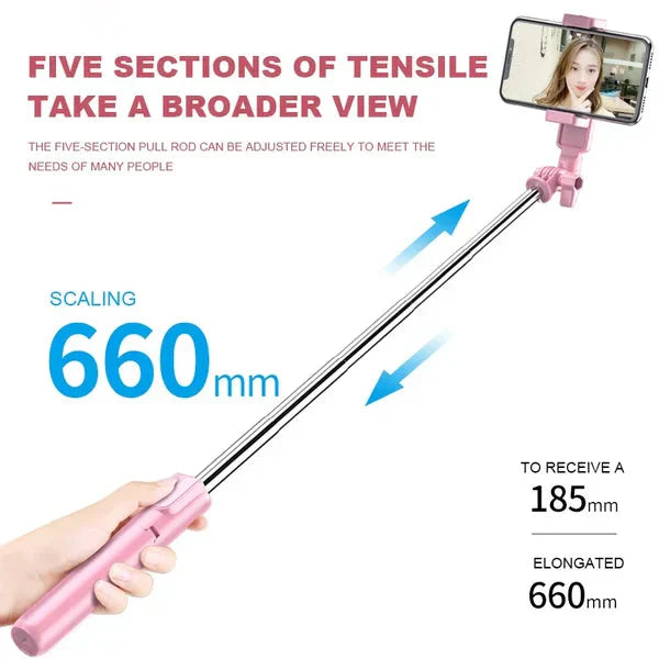 🔥Horký predaj ZĽAVA 50 %🎁Nový vylepšený multifunkčný selfie stick a statív s odnímateľným telefónom