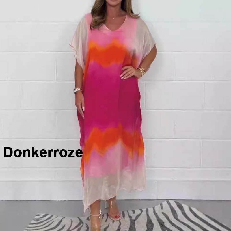 ✨Pohodlné ležérne šifónové šaty s dip dye efektom pre ženy