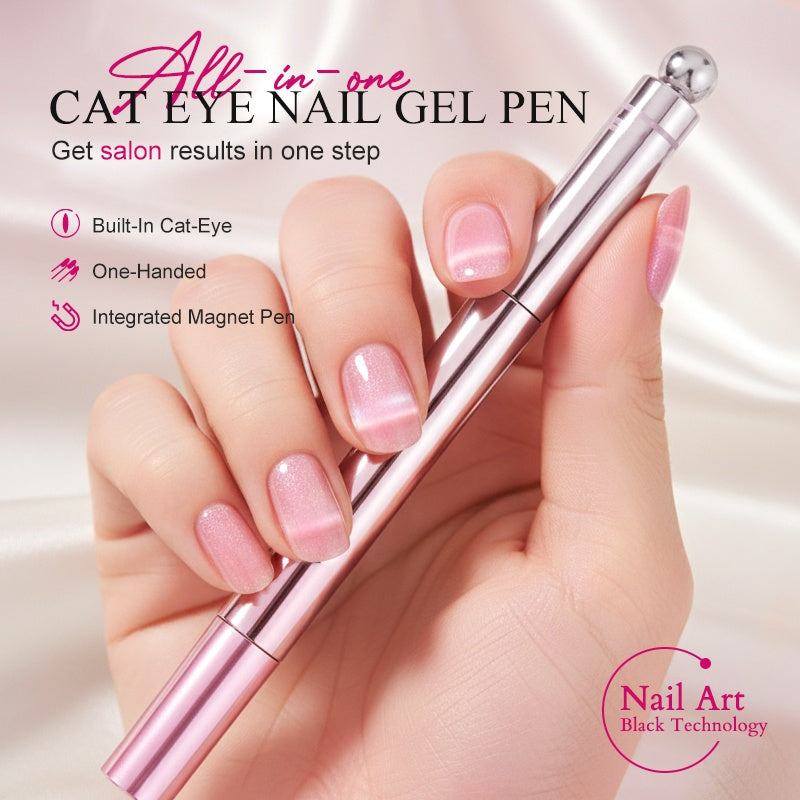 Gélové pero na nechty Cat Eye All-in-One