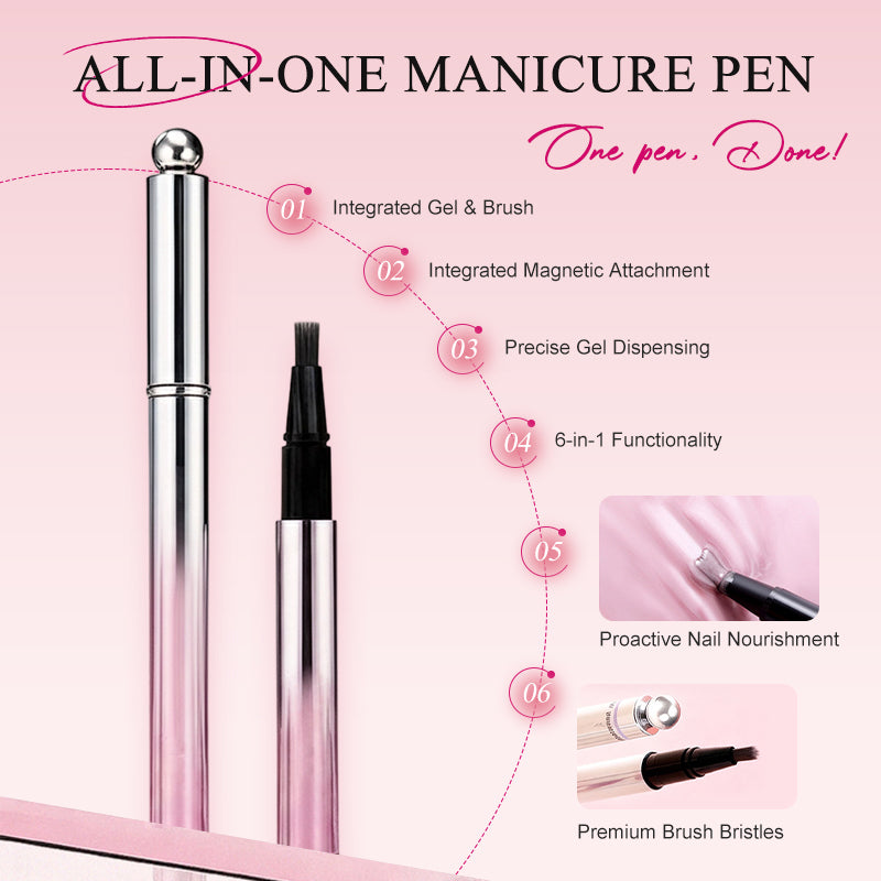 Gélové pero na nechty Cat Eye All-in-One
